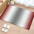 thumbnail image 1 of Red Grey Bathroom Rug Washable 2x3 Entryway Rug Non Slip Gray Farmhouse Modern Rustic Front Door Mat Low Pile Indoor Doormat Throw Floor Carpet for Kitchen Bedroom Entrance, 1 of 8