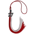 thumbnail image 1 of Endea Graduation Red/Grey Graduation Tassel with Black Date Drop, 1 of 10