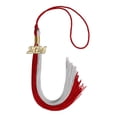 thumbnail image 1 of Endea Graduation Red/Grey Graduation Tassel with Gold Date Drop, 1 of 10