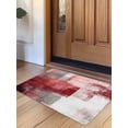 thumbnail image 1 of Red Grey Oil Painting Door Mat&nbsp;Indoor Outdoor Entrance, Non Slip Rug for Kitchen Bathroom Entryway Rug, Abstract Modern Street Smear Art Washable Doormat Floor Mat for Office 24x36 Inch, 1 of 8