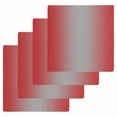 thumbnail image 1 of Red Grey Ombre Kitchen Dish Towels for Drying Dishes Set of 4, Modern Gradient Abstract Art Waffle Weave Microfiber Hand Tea Bathroom Towels Quick Dry & Absorbent Towel 12x12, 1 of 7