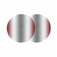 thumbnail image 1 of Red Grey Round 15 Inch Placemats Set of 2, Gray Farmhouse Modern Rustic HeatResistant Non Slip Place Mats for Dining Table, Wipeable Braided Kitchen Table Mats for Housewarming, 1 of 9