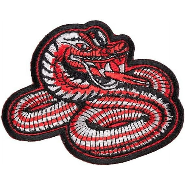 Red & Grey Snake Patch, Jungle Animal Patches - Walmart.com