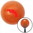 thumbnail image 1 of Red Gun Orange Metal Flake Shift Knob with M16 x 1.5 Insert Shifter Auto Manual Brody, 1 of 1