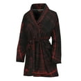 thumbnail image 1 of Red Gun Sight Women Bathrobe One Size Univeral Fits Fashion Lightweight Plush Fleece Long Robe For Women, 1 of 3
