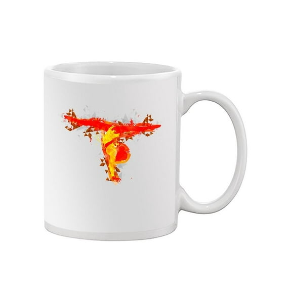 Red Gymnastic Pose Mug Unisex's -Image by Shutterstock