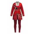 thumbnail image 1 of Red Halloween Costumes for Women Rise of Red Cosplay 3Pcs, Jacket, Skirt and Pants Outfit, Dress-Up Apparel for Anime Themed Party Events, 1 of 7