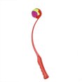 thumbnail image 1 of Red Hand-Held Tennis Ball Launcher Puppy Dog Toy for Playing Fetch, 1 of 1