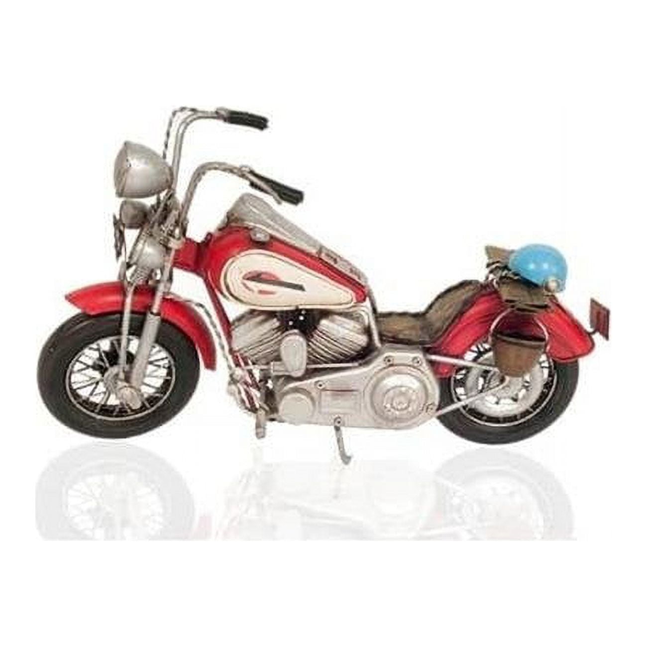 Red HarleyDavidson Motorcycle Metal Handmade
