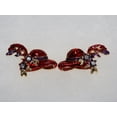 thumbnail image 1 of Red Hat Club Lapel Pin, Red Hat Club Post Earrings Fashion Red hat Brooch and Earrings Set, 1 of 3