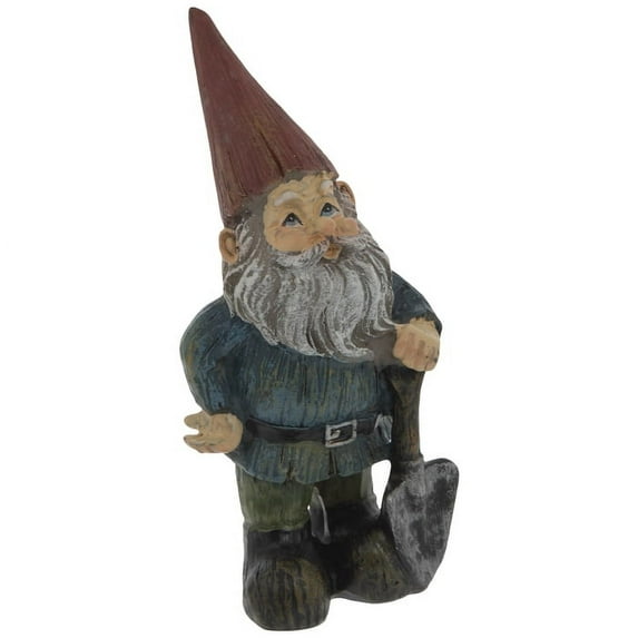 Red Hat Gnome With Shovel Figurine Favor Gift Keepsake