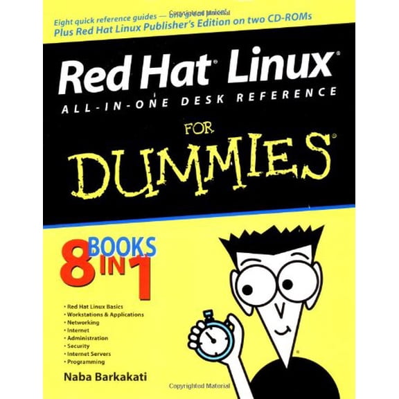 Pre-Owned Red Hat Linux All-in-One Desk Reference For Dummies
