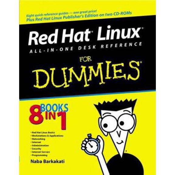 Pre-Owned Red Hat Linux All-in-One Desk Reference For Dummies (Paperback) 0764524429 9780764524424