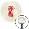 thumbnail image 1 of Red Hawaiian Pineapple Clear Metal Flake Shift Knob with M16 x 1.5 Insert Shifter, 1 of 1