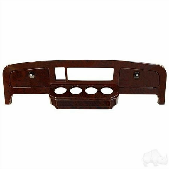 Red Hawk Dash, Dark Woodgrain, E-Z-Go TXT 14+ - DASH-0010