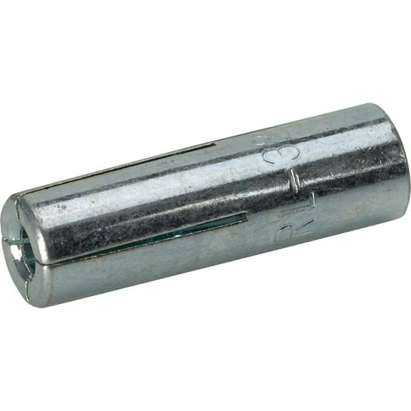 ITW Brands Red Head Drop-In Anchor - Concrete Wall Anchor - 3/8 In., Silver