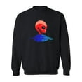 thumbnail image 1 of Red Head Alien Ufo Sweatshirt Men -Image by Shutterstock, Male Large, 1 of 4