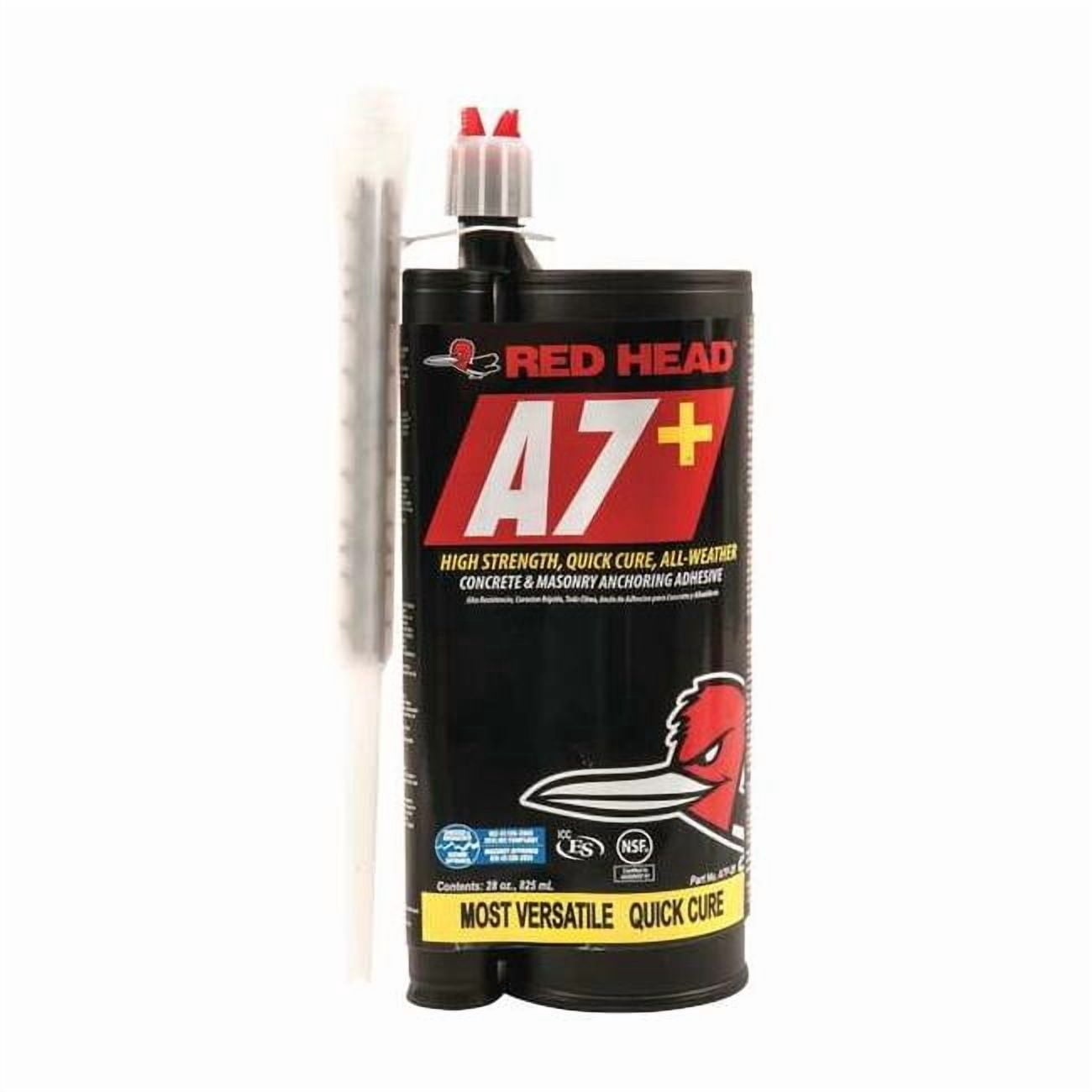 Red Head Anchoring Adhesive,Acrylic,28 oz. A7P-28 - Walmart.com