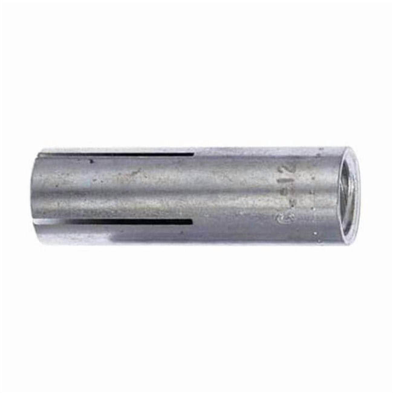 Multi-Set II Flush Embedment Anchor, 1/2" Dia, 2" L, Carbon Steel Plain, 50 PK CL-12