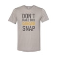 thumbnail image 1 of "Red Head Shirt, Don't Make This Ginger Snap, Ginger Shirt, Unisex, Sublimation T, Soft Bella Tee, Gift For Her, Gift For Red Head, Humor, Heather Stone, LARGE", 1 of 1