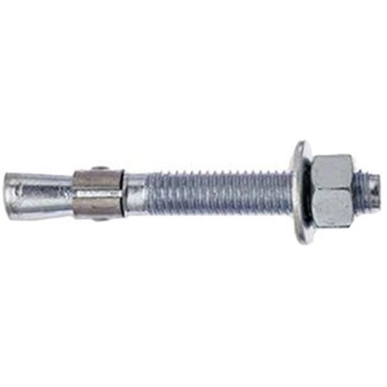 Trubolt Wedge Anchor, 1/2" Dia., 2-3/4" L, Carbon Steel Zinc Plated, 25 PK WS-1226