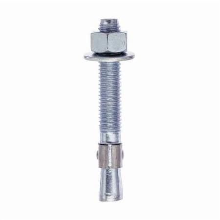 Trubolt Wedge Anchor, 5/8" Dia., 4-1/4" L, 18-8 Stainless Steel Plain, 10 PK WW-5842