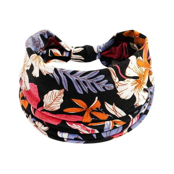 Red Headband for Women Elastic Headband Hair Headband Ladies Yoga Hijab Exercise Wicking Headband Elastic Non Slip Headband Knotted Running Sports Headband