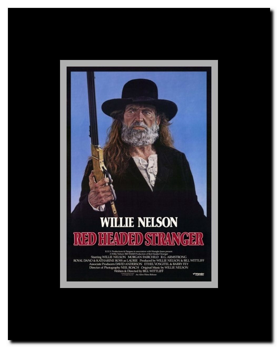 Red Headed Stranger Framed Movie Poster