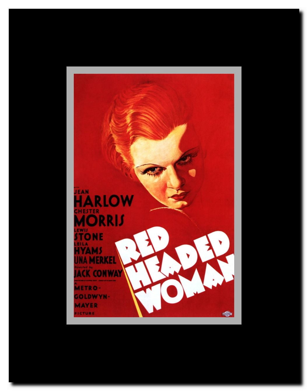 Red-Headed Woman Framed Movie Poster