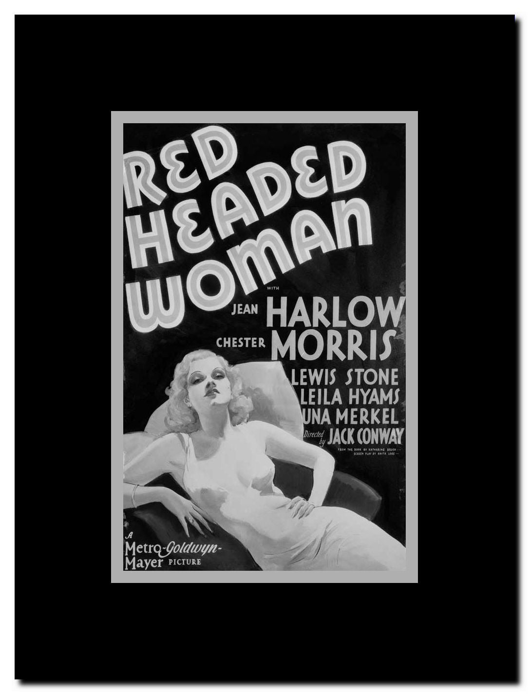Red-Headed Woman Framed Movie Poster