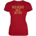 thumbnail image 1 of Red Heads Do It Better Red Juniors Soft T-Shirt - Large, 1 of 1