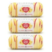 Red Heart® AIO Flower Power™ #4 Medium Acrylic Yarn, Dilly Daylily 8.8oz/250g 417Yd 3pk