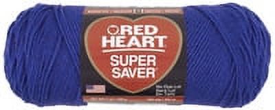 Red Heart Acrylic 4-Ply Dryable Machine Washable Economy Super Saver Yarn, Royal Blue, 7 oz Skein - image 1 of 15