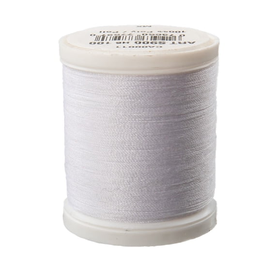 Red Heart All Purpose Sewing Thread - White - Single Spool