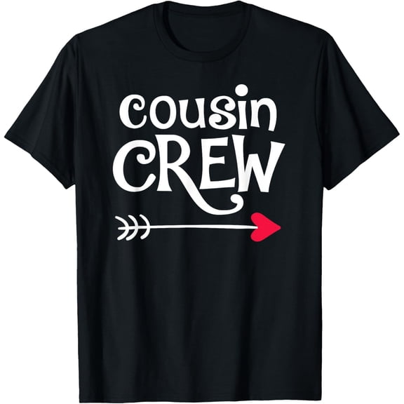 Red Heart & Arrow Cousin Crew tshirt Kids & Girls T-Shirt