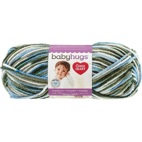 Red Heart Baby Hugs Medium Yarn, Safari