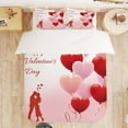 thumbnail image 1 of Red Heart Bedding Set, Valentine's Day Bedroom Bedding Set for Men and Women, Comes with 1 Duvet Cover and 2 Pillow Cases, 1 of 4