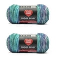 thumbnail image 1 of Red Heart® Bitty Stripes™ #4 Medium Acrylic Yarn, 10oz/283g, 515 Yd (2 pk) Mermaid, 1 of 4