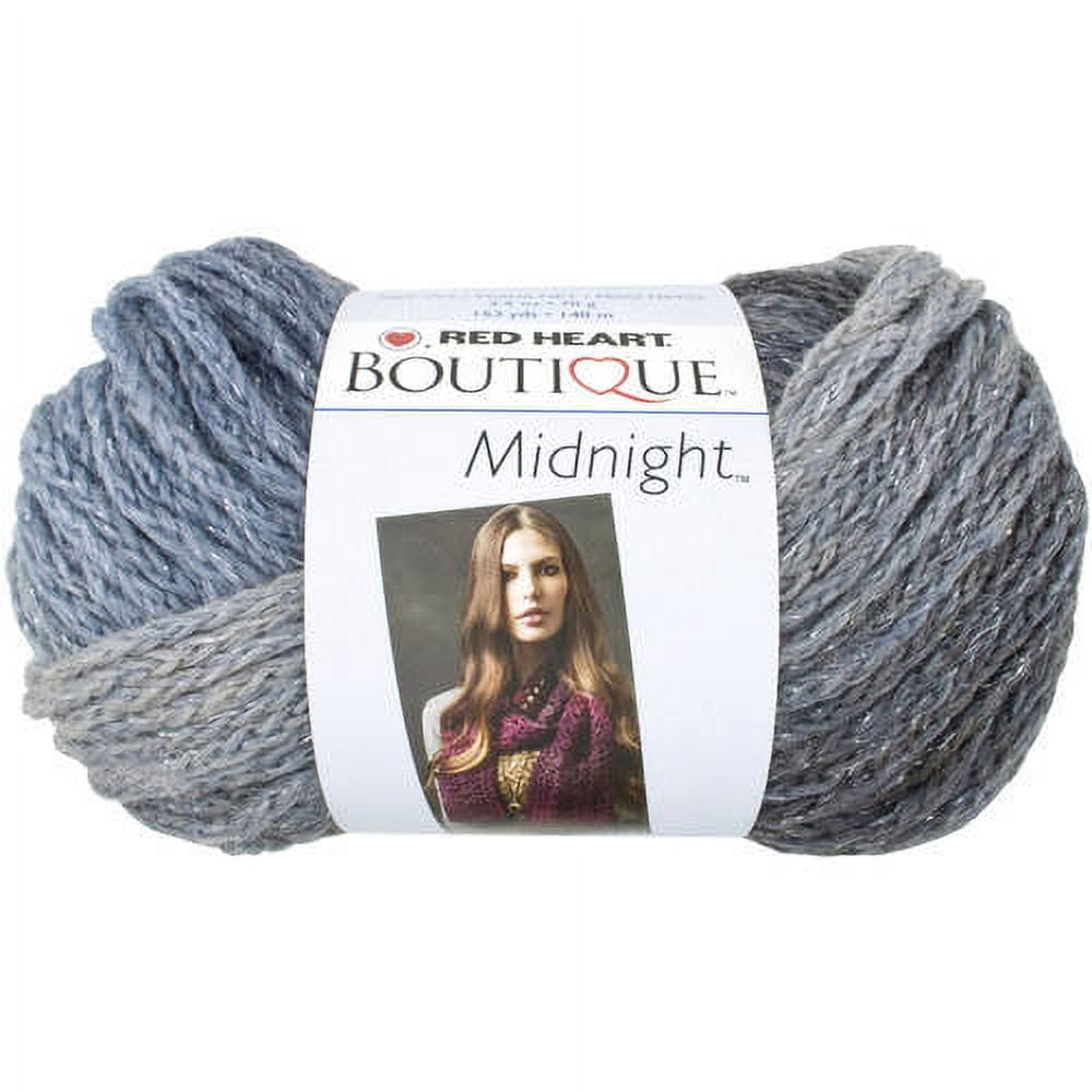 Red Heart Boutique Midnight Yarn, Available in Multiple Colors