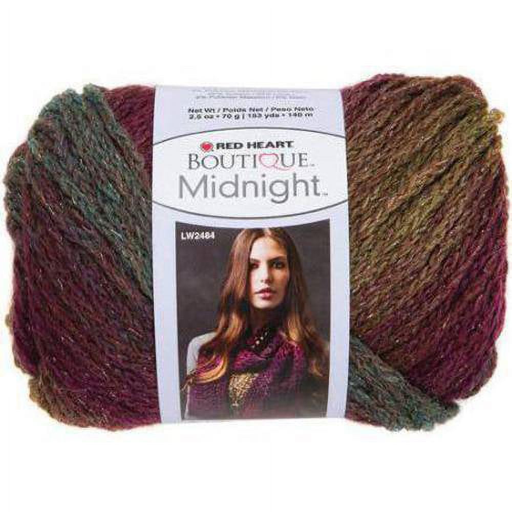 Red Heart Boutique Midnight Yarn, Available in Multiple Colors