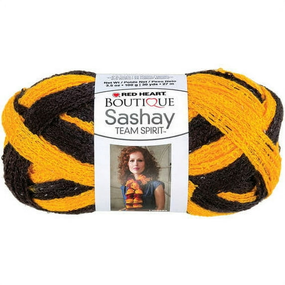 Red Heart Boutique Sashay Team Spirit Yarn, 30 Yd.