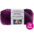 Red Heart Boutique Yarn Petunia, Multipack of 24