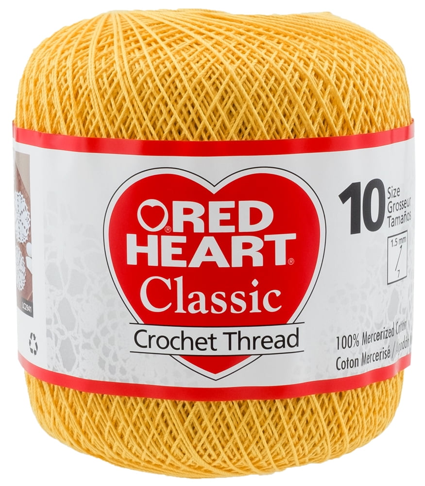 Red Heart Classic Crochet Thread Size 10 Natural