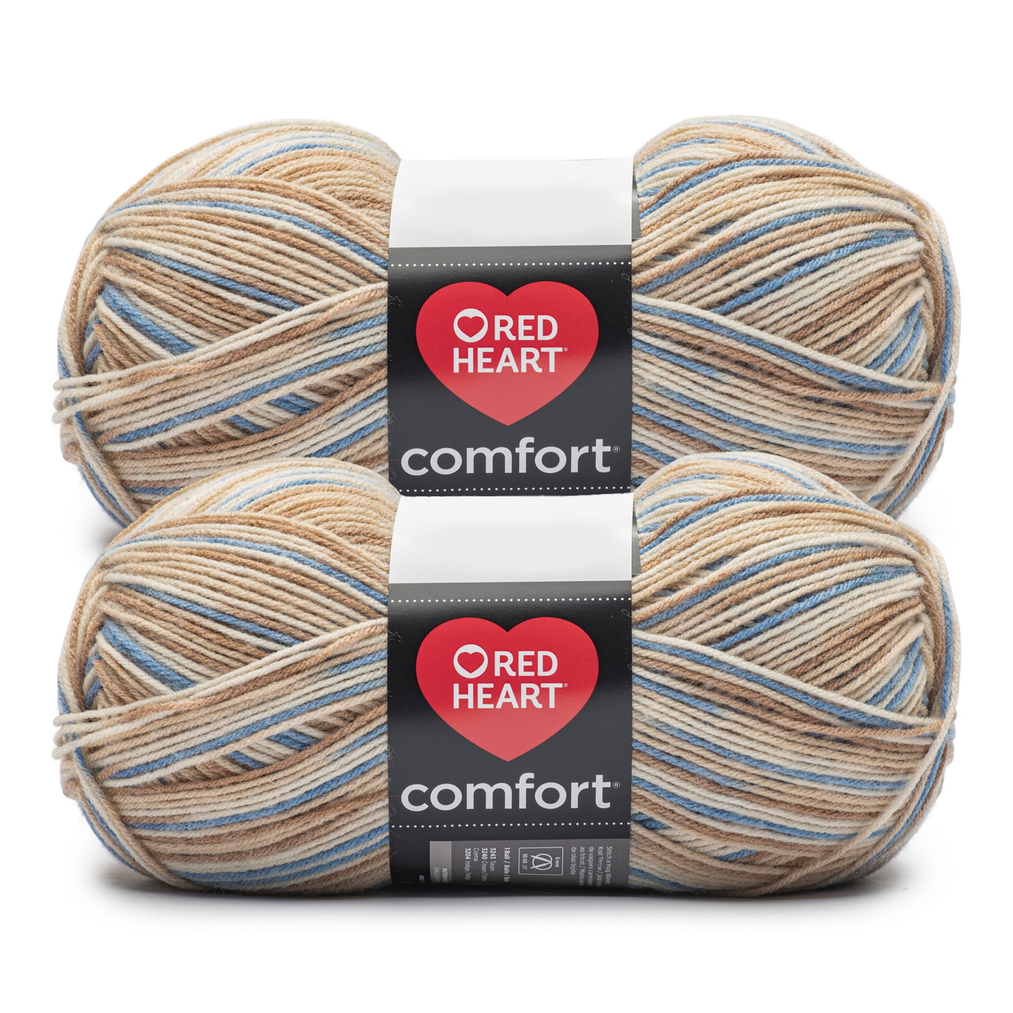 Red Heart® Comfort® #4 Medium Acrylic Yarn, Mirage 12oz/340g 649