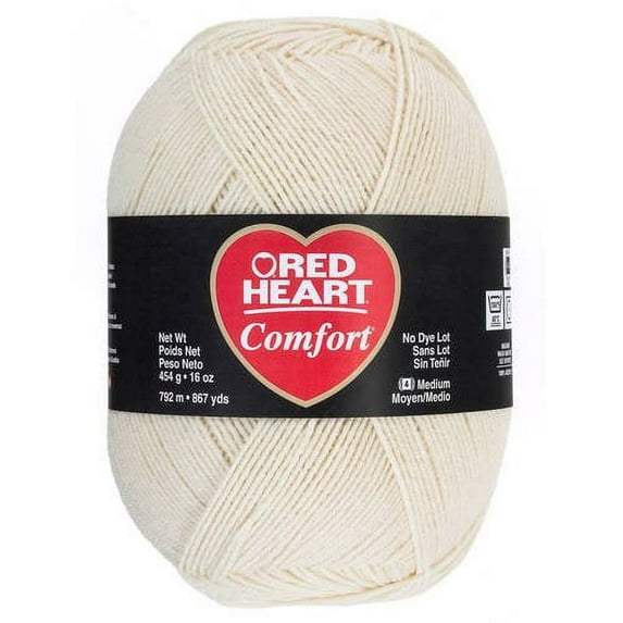 Red Heart Comfort Yarn, Available in Multiple Colors