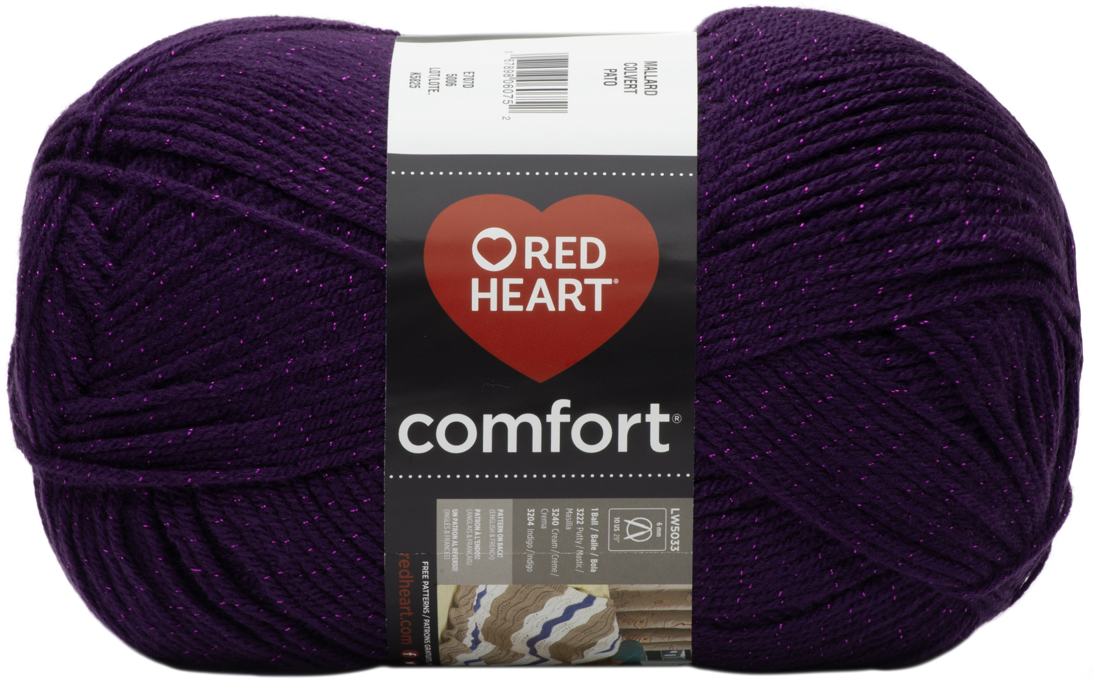 Coats Yarn Red Heart with Love Yarn, Lilac