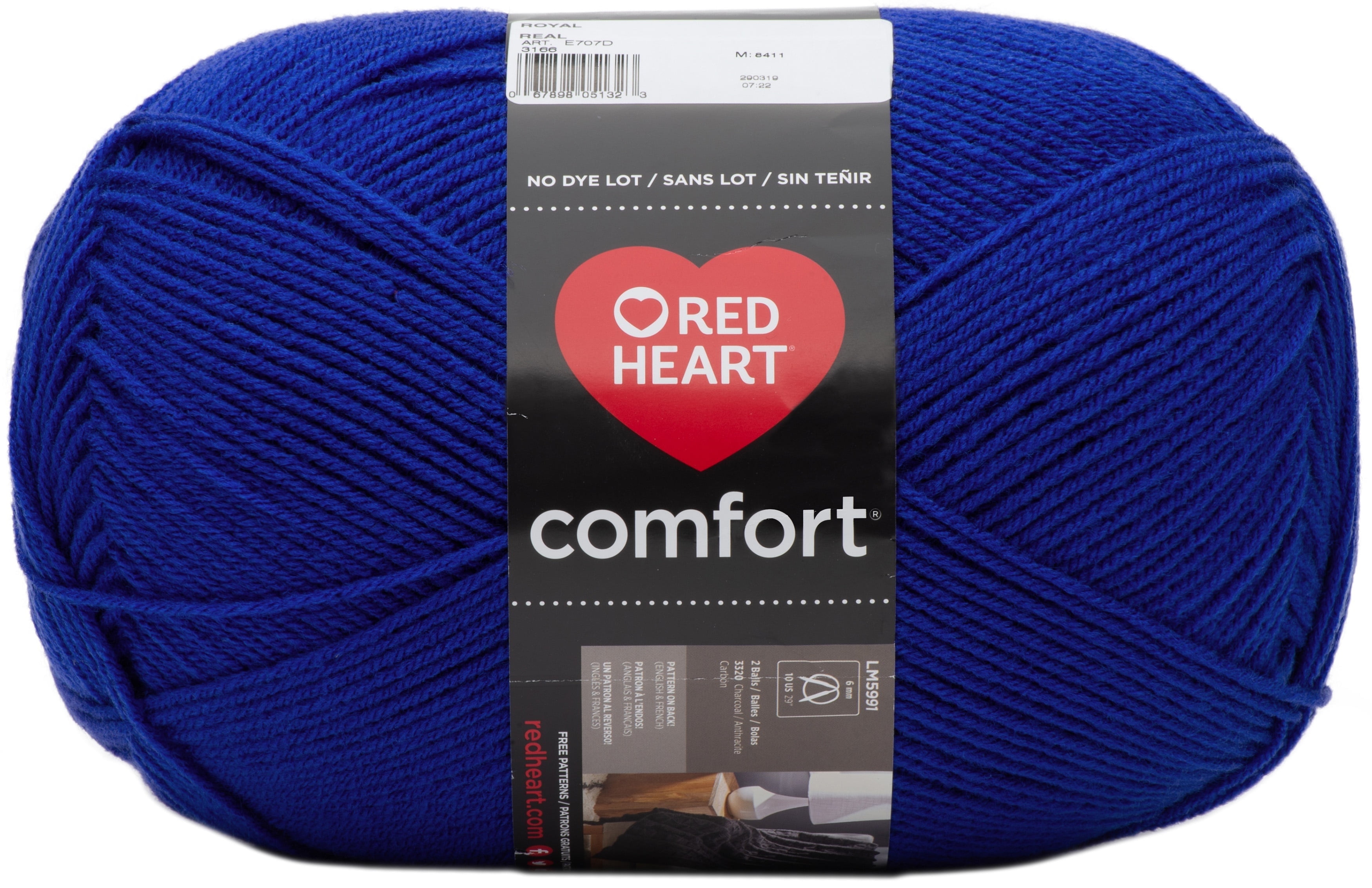 Red Heart Comfort Yarn-Royal