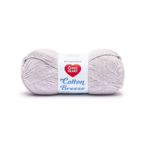 Red Heart® Cotton Breeze™ #3 DK (Light) Blend Yarn, Lavender 5.5oz/155g 481 Yards