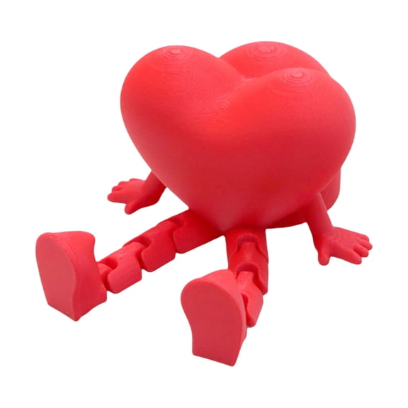 Red Heart Coupling Cap, Weatherproof Trailer Hitch Cover Fit for Vehicles