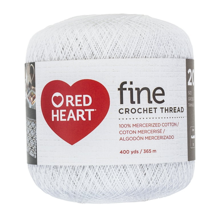 Red Heart Super Saver Jumbo #4 Medium Acrylic Yarn, Soft White 14oz/396g,  744 Yards 